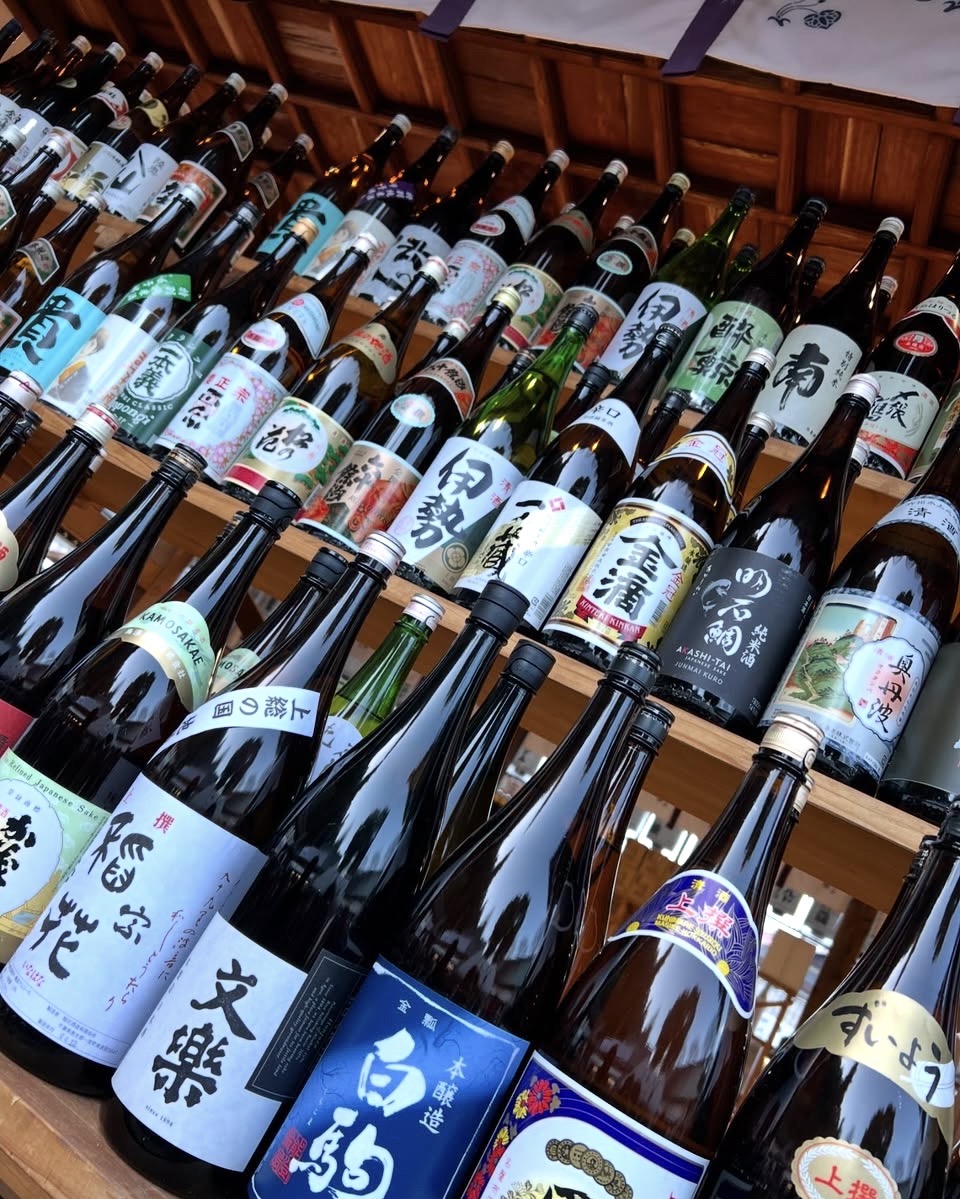 種類豊富な日本酒のラインナップ